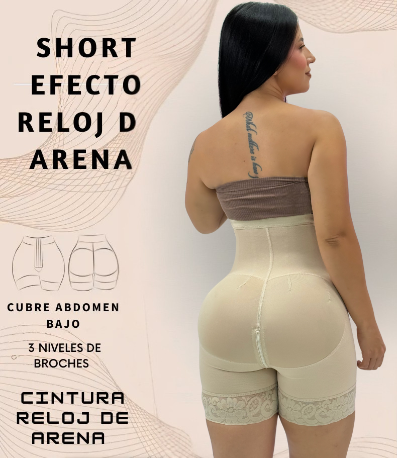 PANTY SEMICORTO REALCE + GEL REDUCTOR
