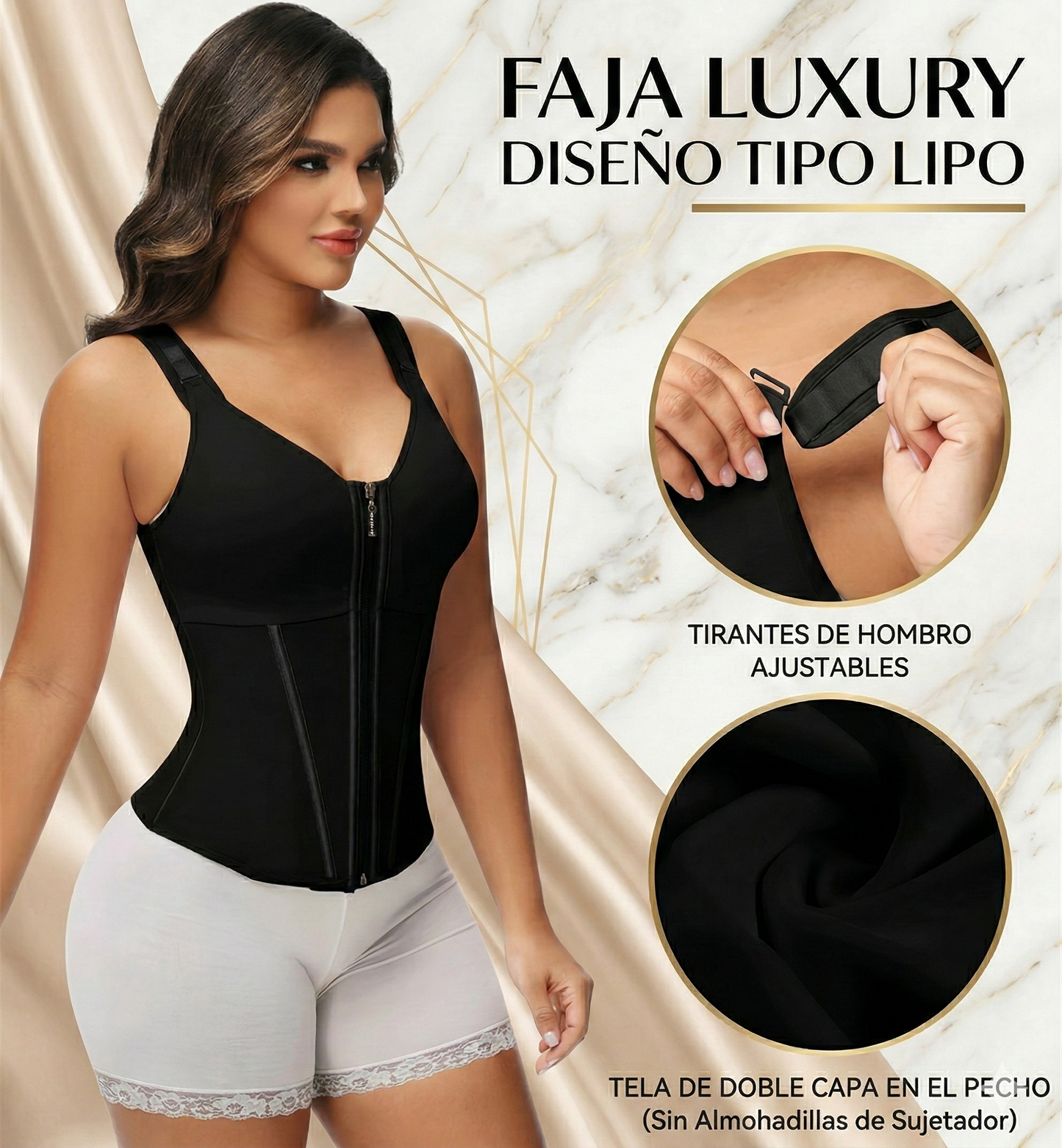 CHALECO CON BRAISER LUXURY